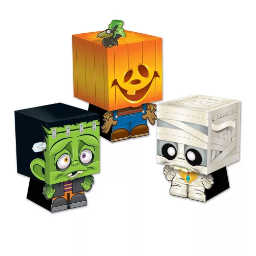 Photo du produit 3 Boîtes surprises Trick or Treat multicolores 13 x 8,3 cm