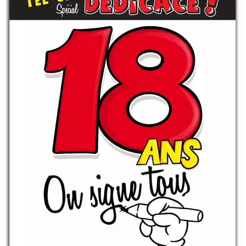 Photo du produit T-shirt Age 18 ans