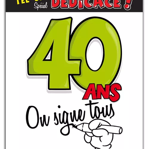 Photo du produit T-shirt Age 40 ans
