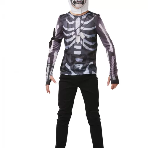 Photo du produit T-shirt et cagoule Skull Trooper Fortnite adolescent