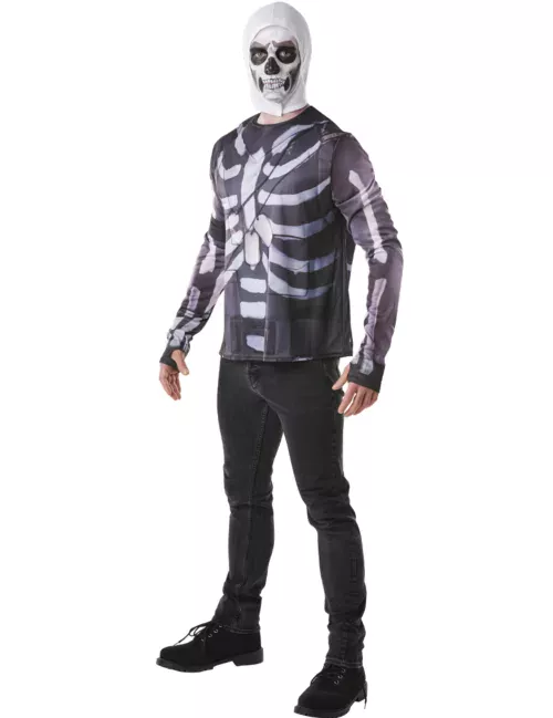 Photo du produit T-shirt et cagoule Skull Trooper Fortnite adulte
