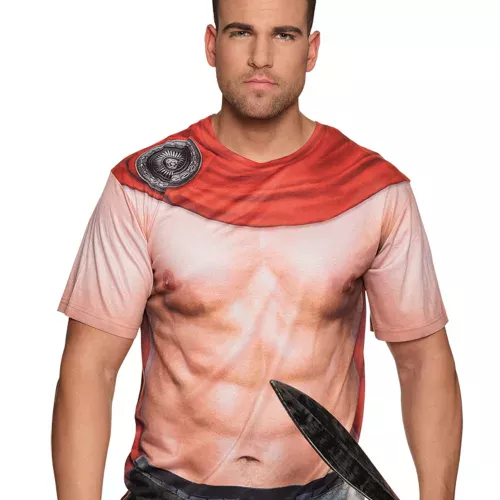 Photo du produit T-shirt gladiateur torse nu adulte