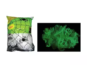 Photo du produit Décoration toile d'araignée phosphorescente 56 g Halloween