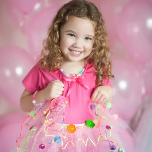 Photo du produit Tutu rose à customiser fille