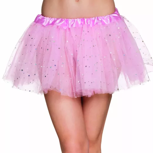 Photo du produit Tutu rose étoile scintillante femme