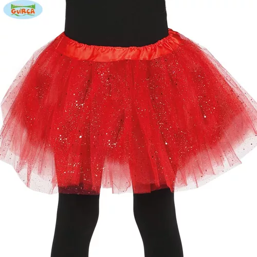 Photo du produit Tutu rouge à paillettes fille