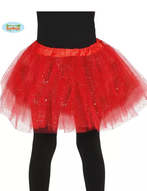 Photo du produit Tutu rouge à paillettes fille