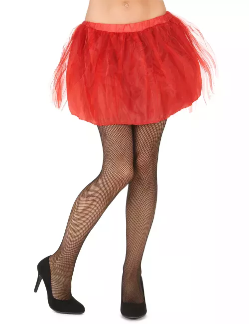 Photo du produit Tutu rouge avec jupon opaque femme