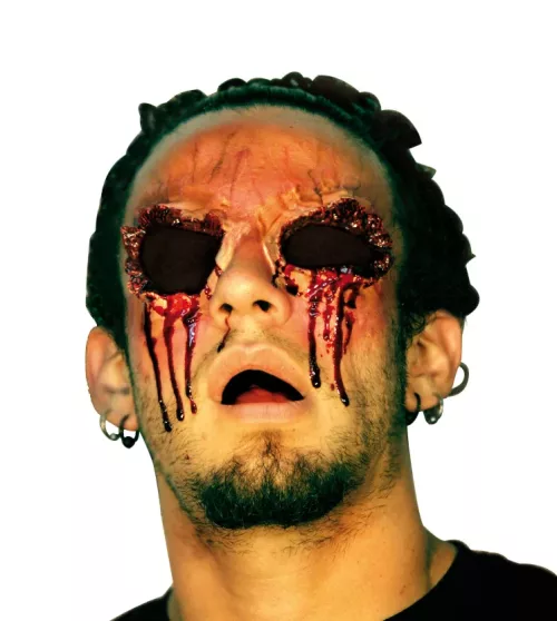 Photo du produit Fausse blessure sans yeux adulte Halloween