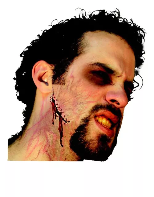 Photo du produit Fausse cicatrice agrafes adulte Halloween