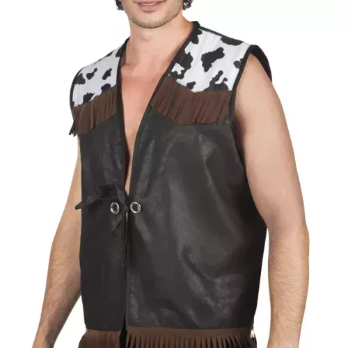 Photo du produit Veste western noire homme