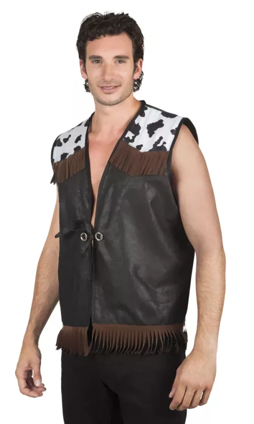Photo du produit Veste western noire homme