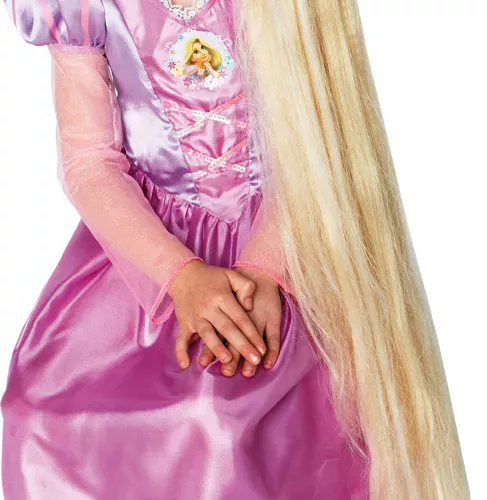 Photo du produit Perruque luminescente princesse Raiponce fille