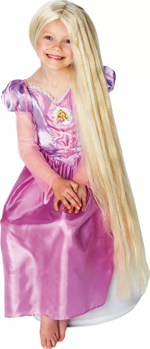 Photo du produit Perruque luminescente princesse Raiponce fille