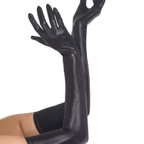 Photo du produit Gants longs simili cuir adulte