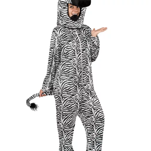 Photo du produit Déguisement combinaison zèbre adulte