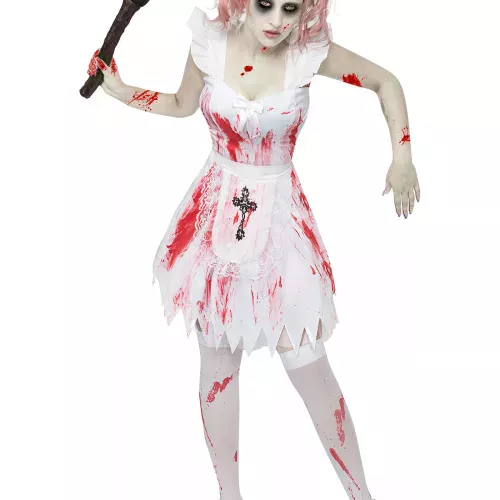 Photo du produit Déguisement demoiselle d'honneur zombie femme Halloween