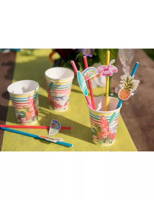 Photo du produit 10 Gobelets carton Aloha 7,8 x 9,7 cm
