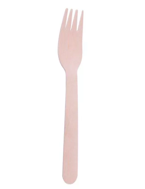 Photo du produit 50 Fourchettes en bois 16 cm