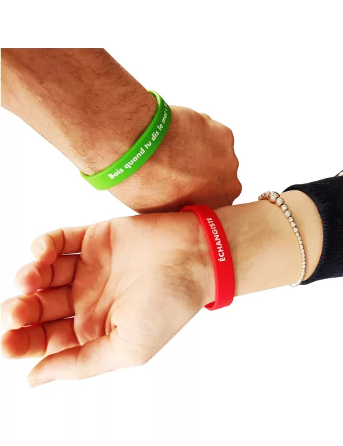 Photo du produit 10 Bracelets défis humoristique