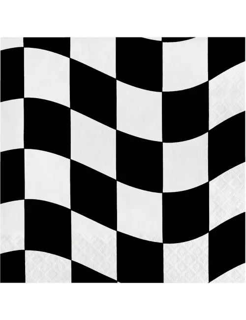 Photo du produit 18 Serviettes en papier Racing 33 x 33 cm