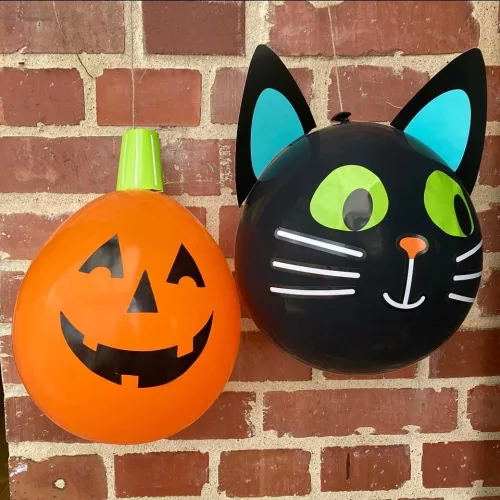 Photo du produit 2 Ballons latex DIY Halloween Friends 30 cm