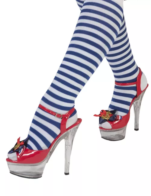 Photo du produit 2 clips pour chaussures ancre marine