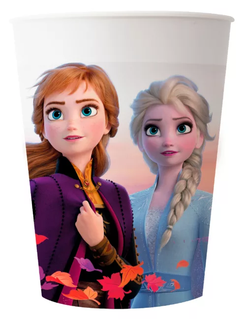 Photo du produit 2 Gobelets en plastique réutilisable La Reine des Neiges 230 ml