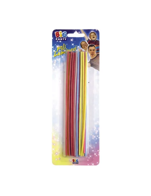 Photo du produit 20 Bougies colorées assorties 16 cm