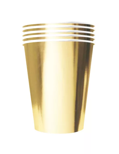Photo du produit 20 Gobelets américains carton recyclable or 53 cl