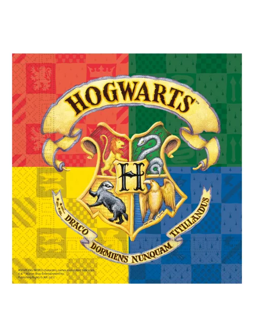 Photo du produit 20 Serviettes en papier Harry Potter 33 x 33 cm