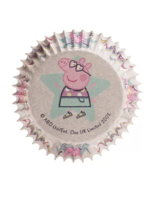 Photo du produit 25 Moules à cupcakes en papier Peppa Pig 5 x 3 cm