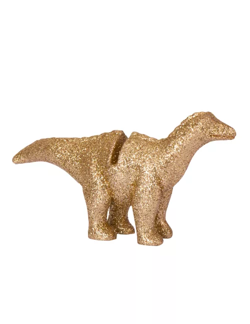 Photo du produit 4 Marque-places en résine dinosaure paillettes dorés 9,5 x 5 cm