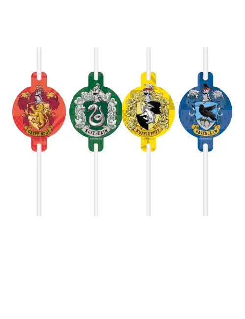 Photo du produit 4 Pailles en carton Harry Potter