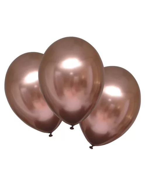 Photo du produit 6 Ballons en latex rose gold satinés 28 cm