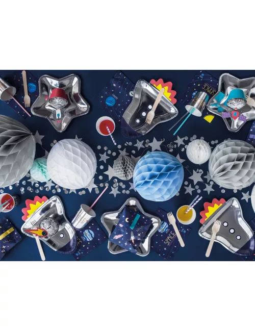 Photo du produit 6 Sacs cadeaux en papier space adventure 13 x 14 cm