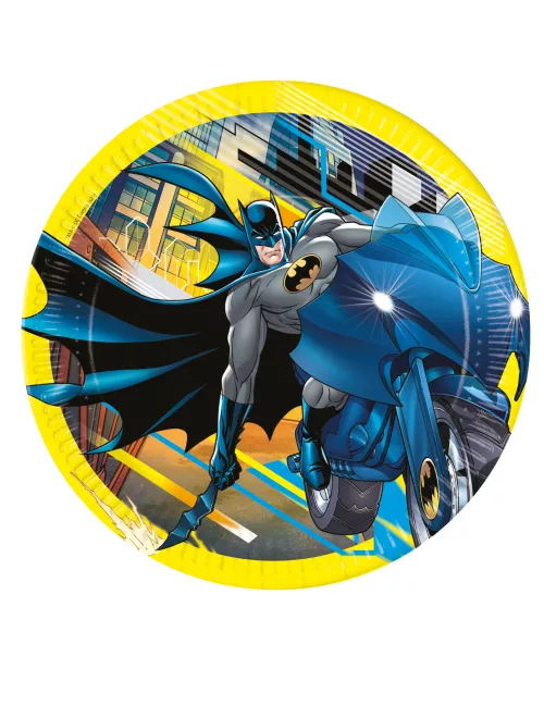 Photo du produit 8 Assiettes en carton Batman 23 cm