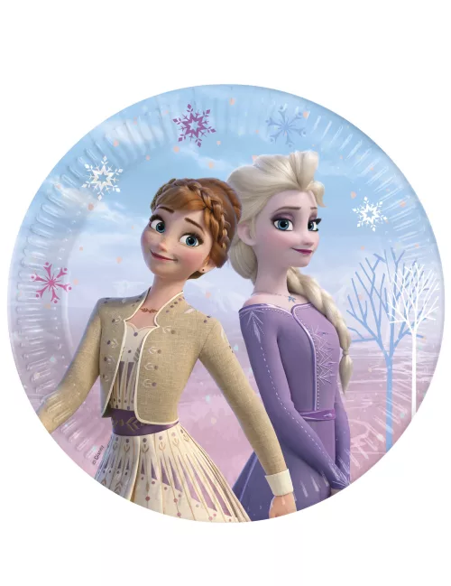 Photo du produit 8 Assiettes en carton Frozen Wind Spirit 23 cm