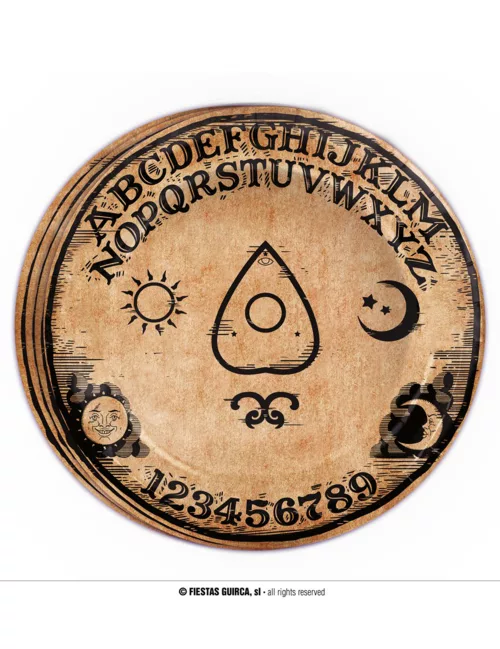 Photo du produit 8 Assiettes en carton Ouija 23 cm