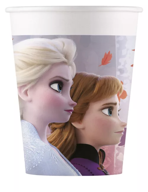 Photo du produit 8 Gobelets en carton La Reine des Neiges 2 200 ml