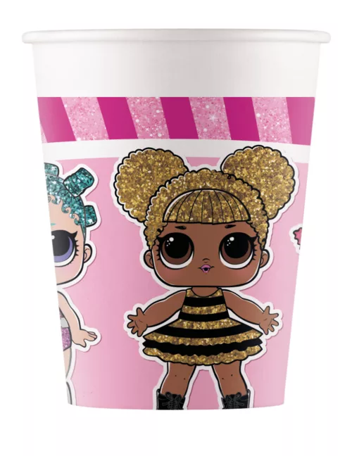 Photo du produit 8 Gobelets en carton LOL 200 ml