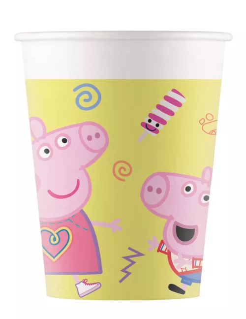 Photo du produit 8 Gobelets en carton Peppa Pig 200 ml