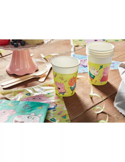 Photo du produit 8 Gobelets en carton Peppa Pig 200 ml