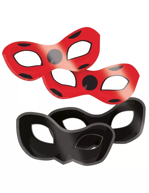 Photo du produit 8 Masques en carton Ladybug