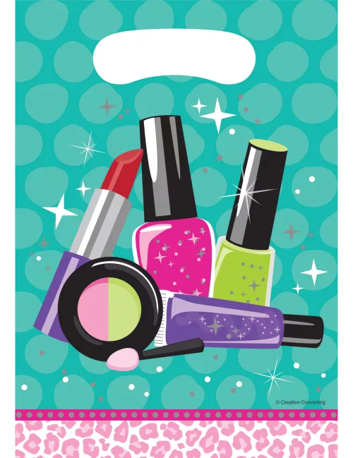 Photo du produit 8 Sacs de fête en plastique Make Up 23 x 16 cm