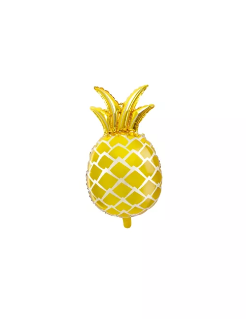 Photo du produit Ballon aluminium ananas doré 48 x 67 cm