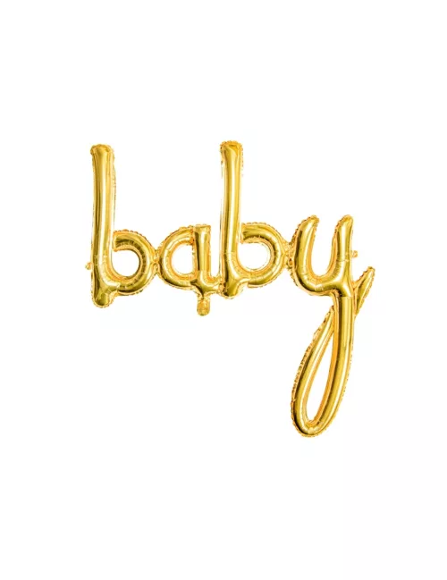 Photo du produit Ballon aluminium baby doré 73 x 75 cm