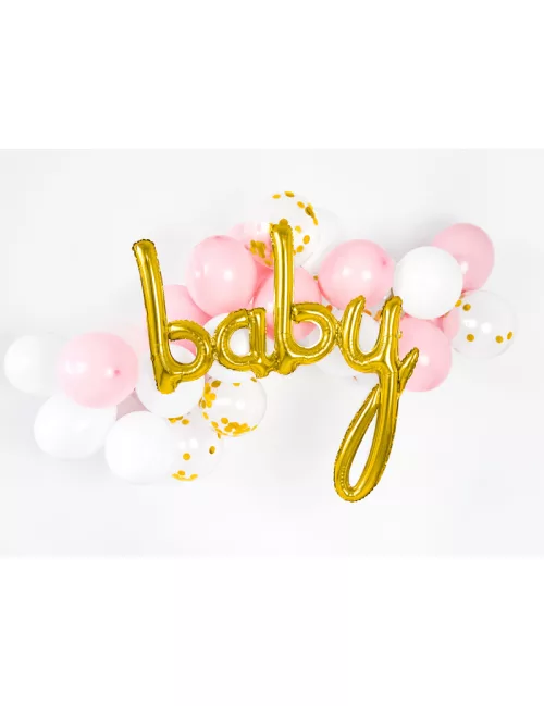 Photo du produit Ballon aluminium baby doré 73 x 75 cm