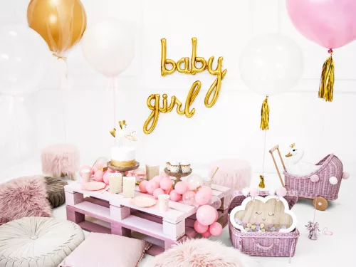 Photo du produit Ballon aluminium baby doré 73 x 75 cm