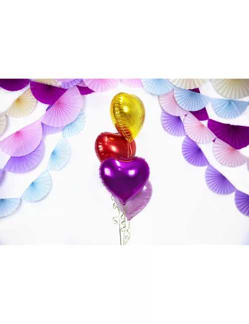 Photo du produit Ballon aluminium coeur rouge 45 cm
